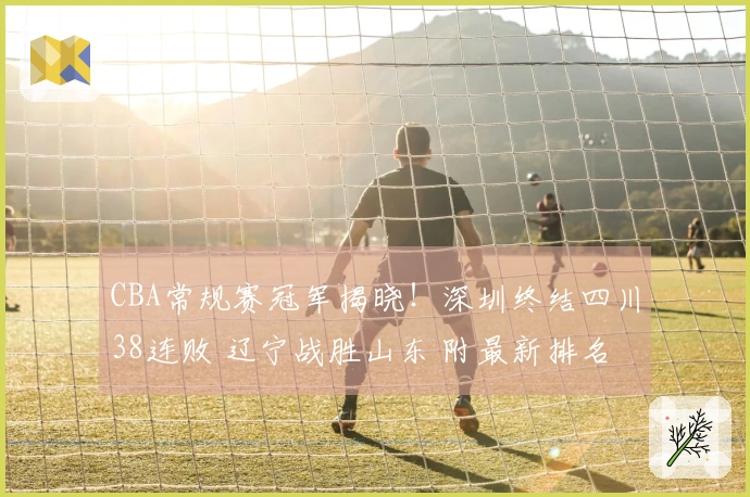 CBA常规赛冠军揭晓！深圳终结四川38连败 辽宁战胜山东 附最新排名